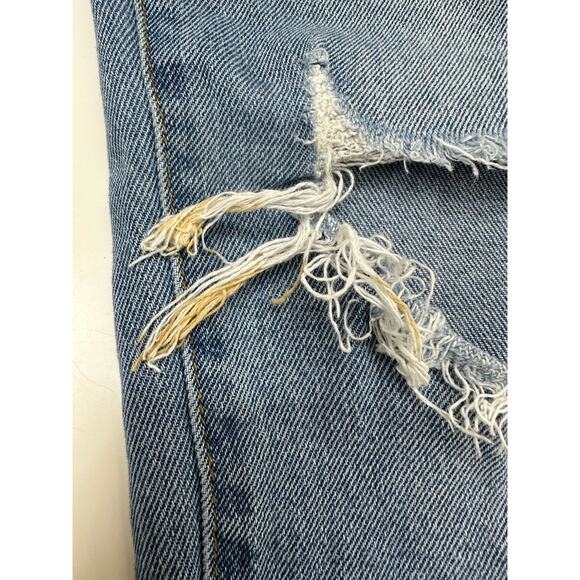 No Boundaries NOBO Womens Juniors Jeans Size 3 Distressed Denim - Picture 3 of 12